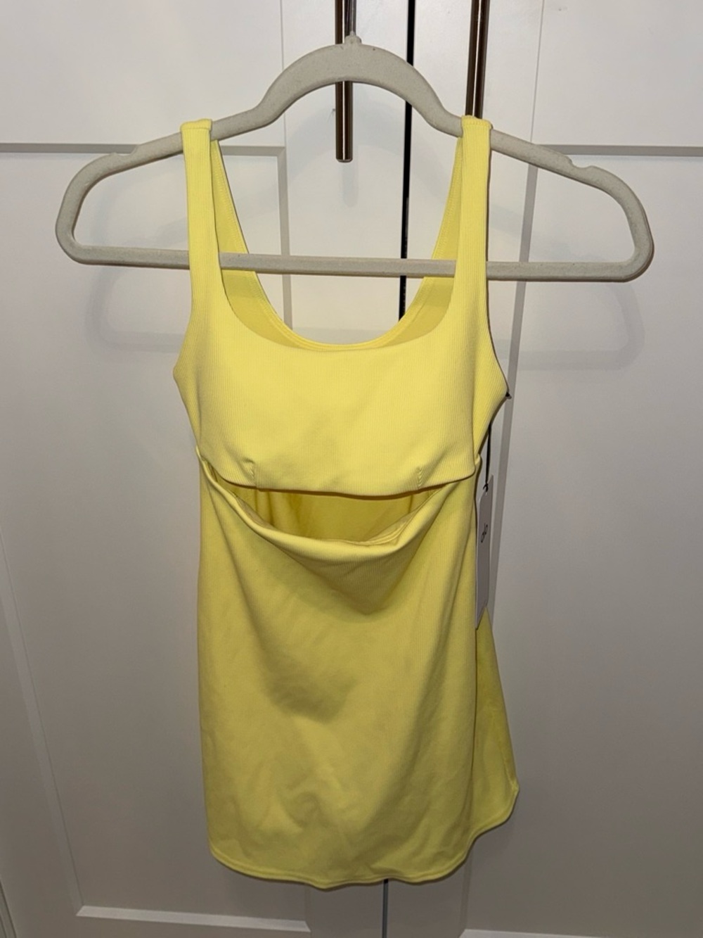 NWT Alo Slice Tennis Dress in Sunshine size small